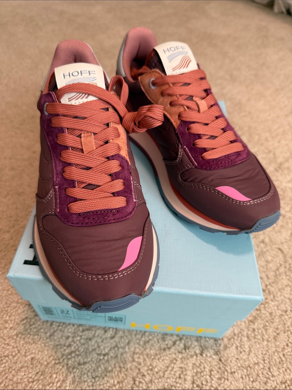 Hoff Track & Field Burgundy  Sneaker